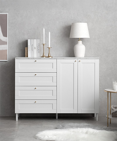 選べる2素材チェスト Ravelle(ラヴェル)