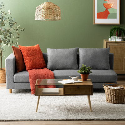 ミッドセンチュリー モダン コーナーのみ ソファ 2.5人掛け 家具My127