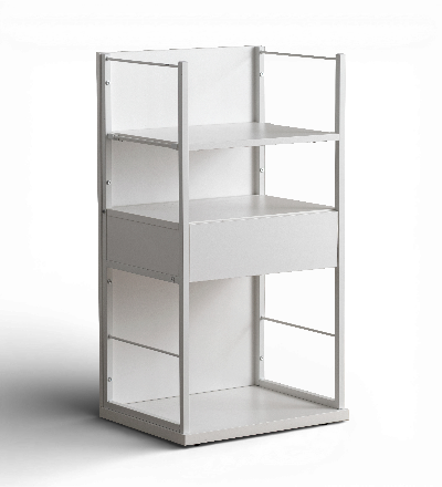 キャスター付きランドセルラック Cade（ケイド）ホワイト×ホワイトカラー追加