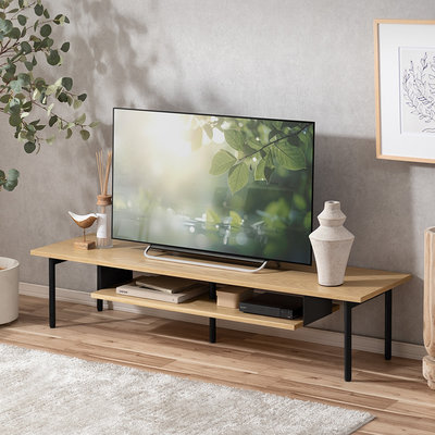 MOKU テレビ台 幅150cm ナチュラル　ウッド テレビ台 テレビボード WIRY／NA ナチュラル 150 北欧 木製 オーク