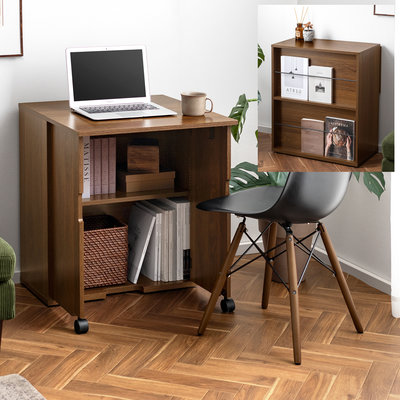 デスクになる折り畳みワゴン WASK(ワスク)