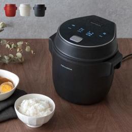 recolte(レコルト)　ライスクッカー キッチン 炊飯器 2.5合 一人暮らし コンパクト おしゃれ ホワイト ブラック レッド