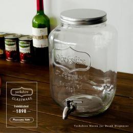 ドリンクサーバー メイソンジャー ガラス 8L ディスペンサー ヴィンテージ Yorkshire Mason Jar Drink Dispenser〔ヨークシャーメイソンジャードリンクディスペンサー〕 【送料あり】 詳細はこちら      本体のみの販売となっております。  