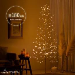 [高さ180cm] LEDブランチツリー elise〔エリーゼ〕 クリスマスツリー ブランチツリー LED ホワイト