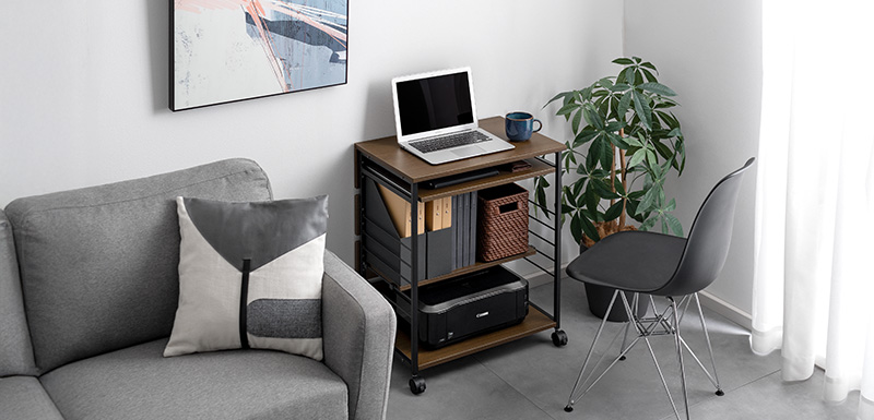 人気のデスクワゴンでお部屋のアクセントに。家具・インテリア通販