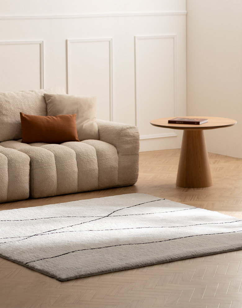 KLASSRUM クラスルムラグ 平織り,ホワイト/グリーン,133x195cm KLASSRUM クラスルム ラグ 平織り, ホワイト/グリーン, 170x240