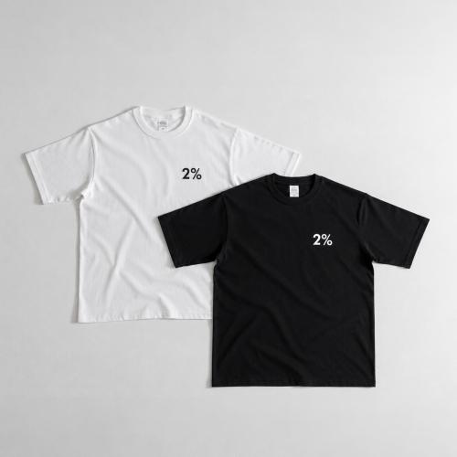 2% LOGO TEE(ツーパーセント ロゴ ティー)